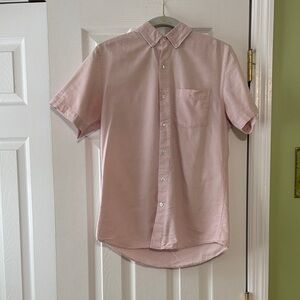 Men's Pink Short Sleeve Shirt